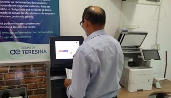Águas de Teresina disponibiliza terminais de autoatendimento