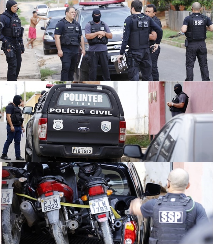 Momento das apreensões