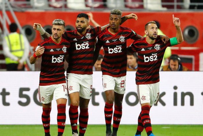 Jogadores do Flamengo