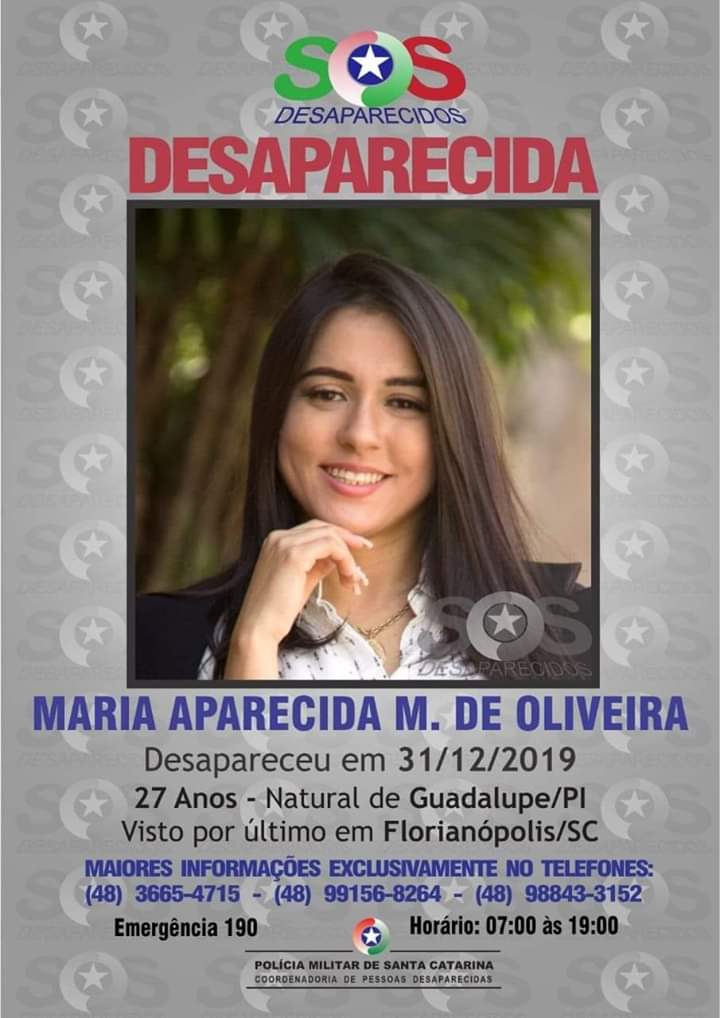 Maria Aparecida de Oliveira, 27 anos.