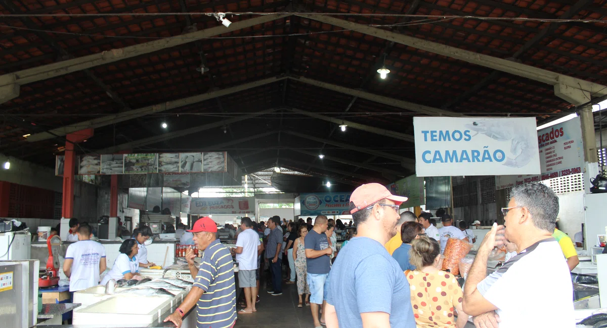 Mercado do Peixe de Teresina na quarta-feira de Cinzas
