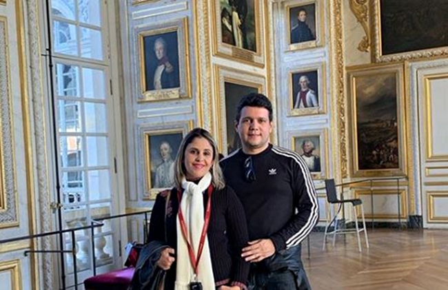 Marcelo e esposa