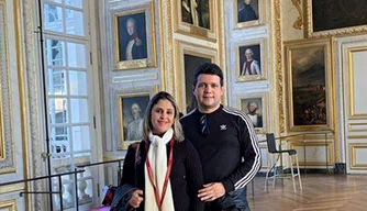 Marcelo e esposa