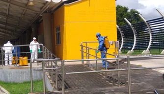 Prefeitura de Teresina faz sanitização em terminais de integração