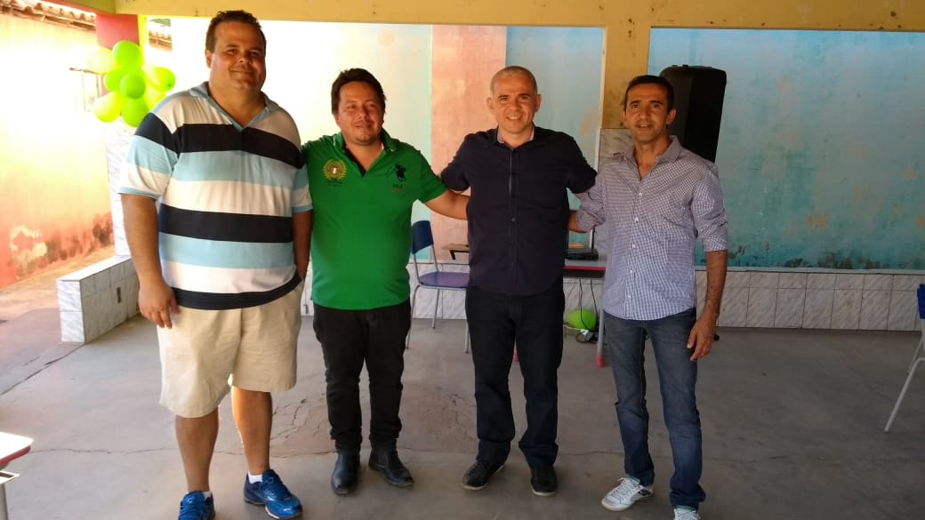 O advogado Marcos Rocha recebeu apoio de lideranças de Redenção de Gurguéia.