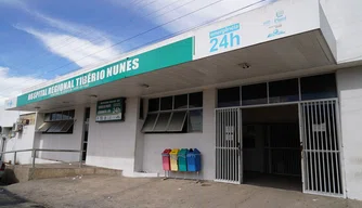 Hospital Regional Tibério Nunes, em Floriano.