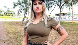 A ativista Sara Winter foi presa pela Polícia Federal em Brasília.