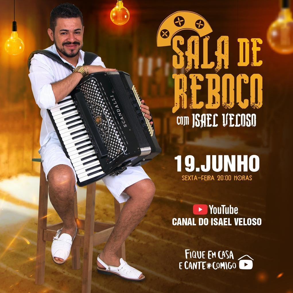 Cantor piauiense Isael Veloso realiza live nesta sexta-feira