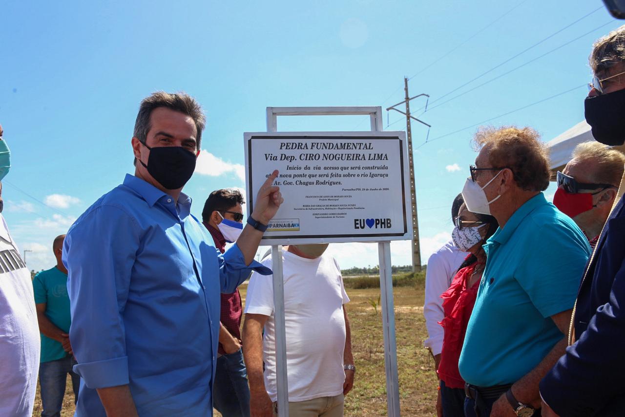 Senador Ciro Nogueira e o prefeito de Parnaíba, Mão Santa