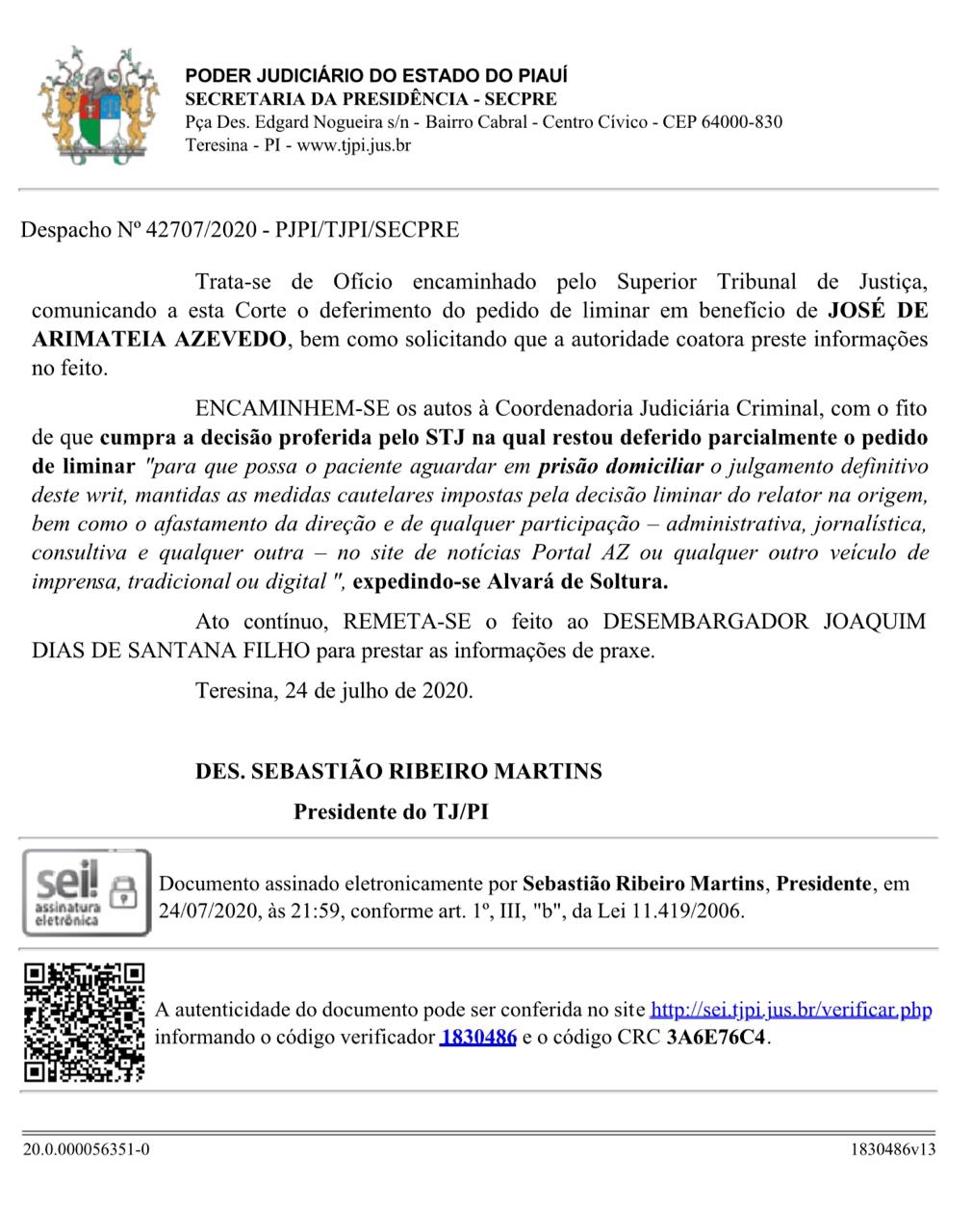 Trecho da decisão