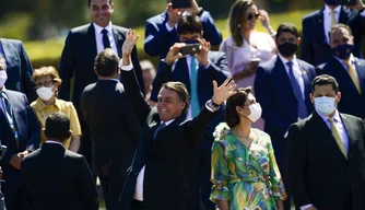 Presidente Bolsonaro no desfile 7 de setembro