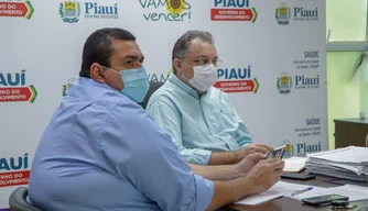 Reunião virtual entre o Secretário de Estado de Saúde e o Ministério de Saúde