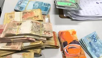 PF apreende mais de mil santinhos e R$ 41.910 em dinheiro