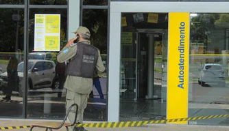 Criminosos tentam invadir agência do Banco do Brasil da UFPI