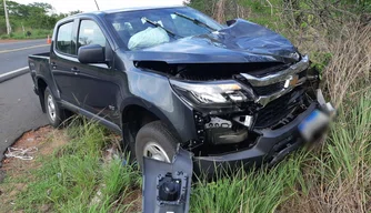 Homem morre após colisão entre carro e moto na BR-343 em Altos