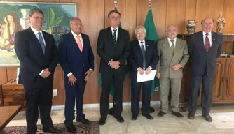 Reunião em Brasília entre Dr. Pessoa e o presidente Jair Bolsonaro