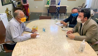 Vereador Markim Costa esteve reunido com o prefeito Dr. Pessoa