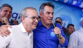 Ex-prefeito Firmino Filho e Ciro Nogueira