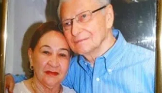 Jorge Batista ai lado de sua Josefa Batista