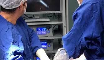 Hospital realiza primeira cirurgia por vídeo