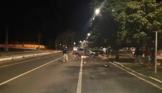 Colisão deixa homem gravemente ferido