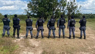 Equipe de policiais militares do Maranhão.