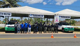 Operação conjunta da polícia no litoral do Piauí