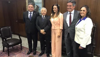 Cerimônia de posse de Eliane e Silva Nogueira como nova senadora do Piauí.