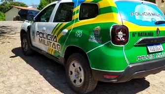 Viatura da Polícia Militar do Piauí.