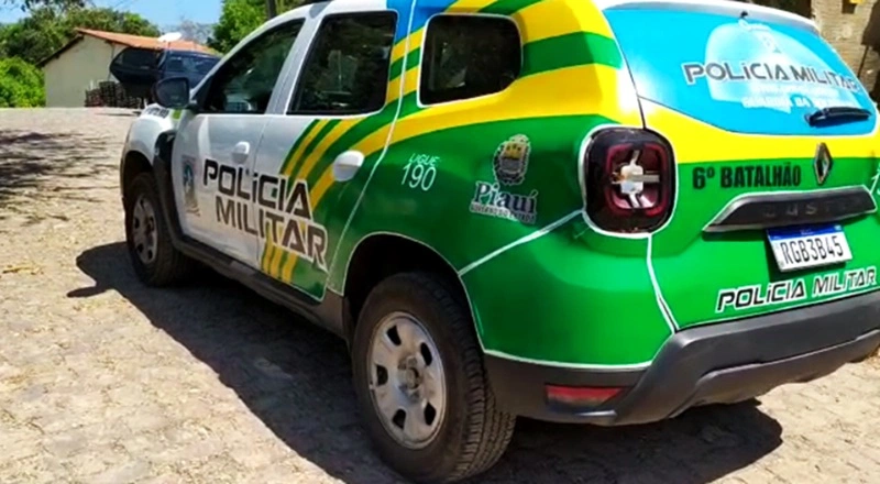 Viatura da Polícia Militar do Piauí.