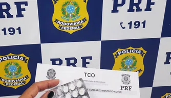 Anfetaminas apreendidas pela PRF.