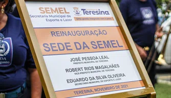 Reinauguração da SEMEL no Lindolfo Monteiro