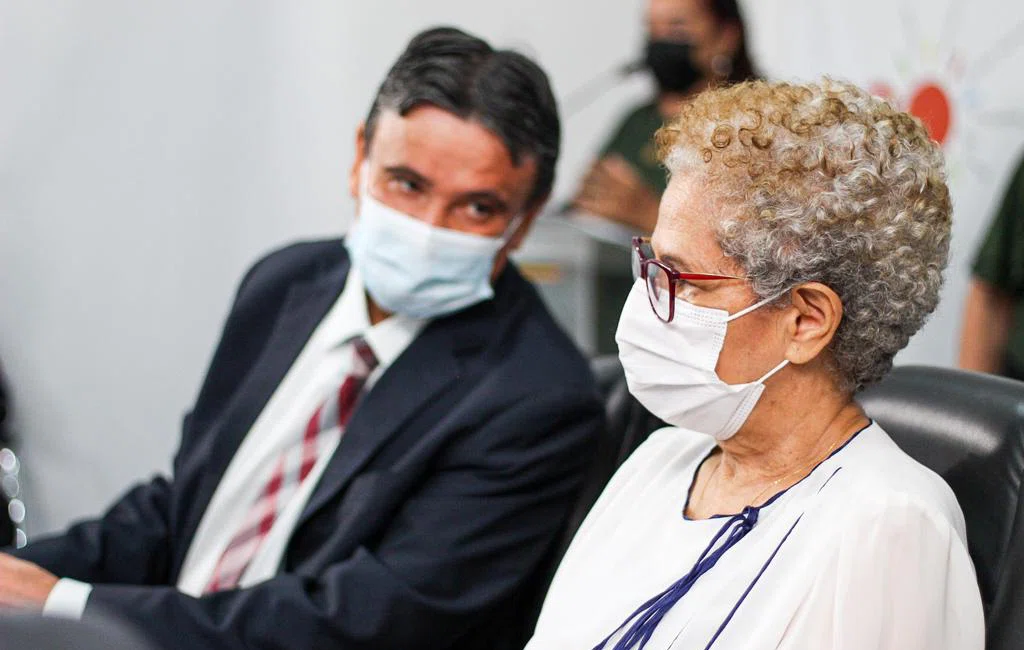 Vice Governadora Regina Sousa e Governador Wellington Dias