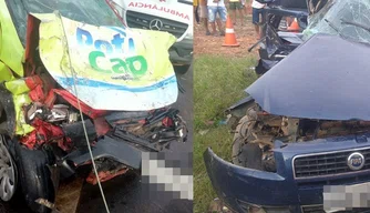 Acidente envolvendo dois veículos deixa três mortos em Timon (MA).