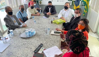 Reunião com a SSP-PI e representantes das religiões de matrizes afro no Piauí.