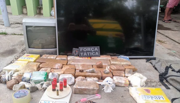 PM apreende quase 14 kg de drogas na zona Sul de Teresina
