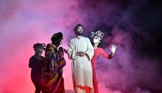Espetáculo Paixão de Cristo em Floriano.
