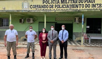 Ministério Público visita 11º BPM de São Raimundo Nonato.