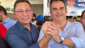 Prefeito de Socorro do Piauí e senador Ciro Nogueira.
