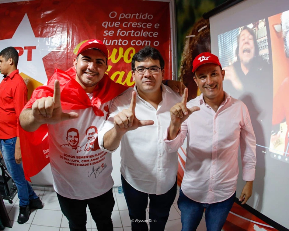 Dois novos prefeitos filiados ao PT com Rafael Fonteles