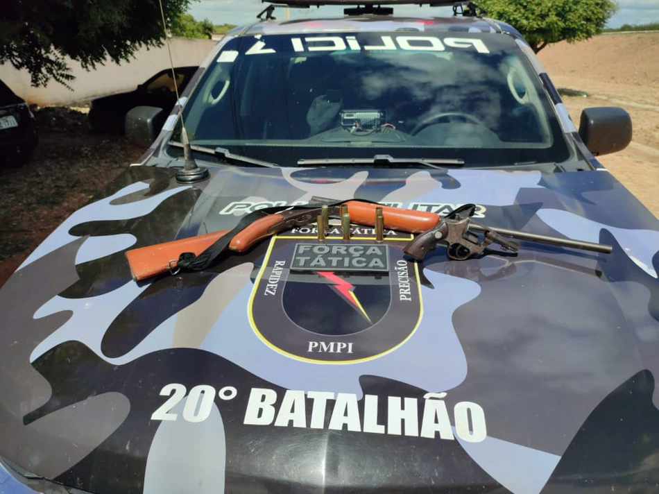 Apreensão de armas no município de Patos do Piauí