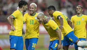 Brasil x Coreia do Sul -  Paquetá, Neymar, Rich