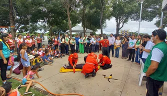 Bombeiros Voluntários o Estado do Piauí e Defesa Civil realizam simulações
