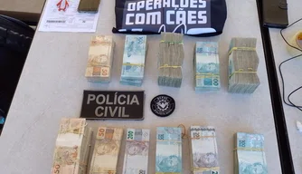 Apreensão de dinheiro no sul do Piauí pela Polícia Civil