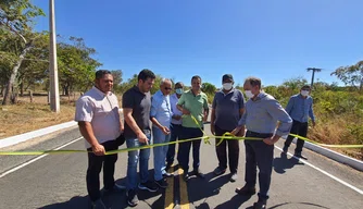 Inauguração de trecho da BR 135 em Barreiras do Piauí.