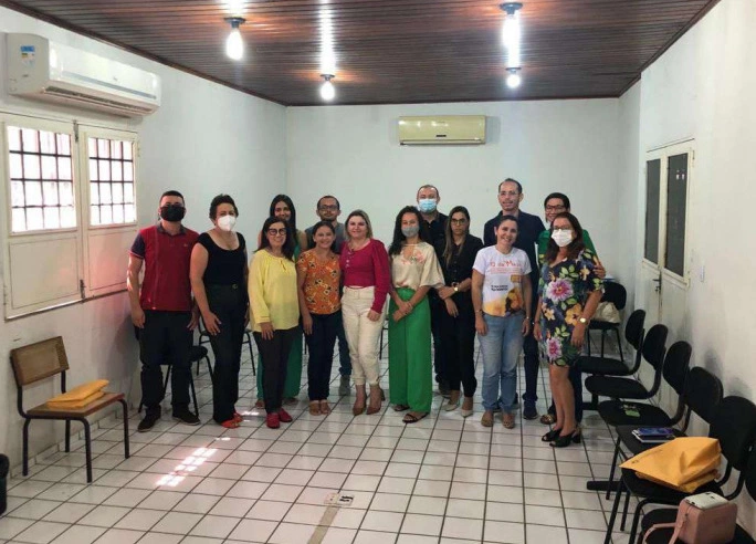 Reunião com representantes dos Conselhos Tutelares em Buriti dos Lopes.