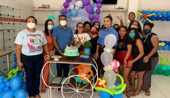 Evento de conclusão do curso de Arte e Decoração com Balões.