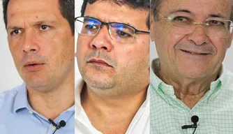 Coronel Diego Melo, Rafael Fonteles e Sílvio Mendes