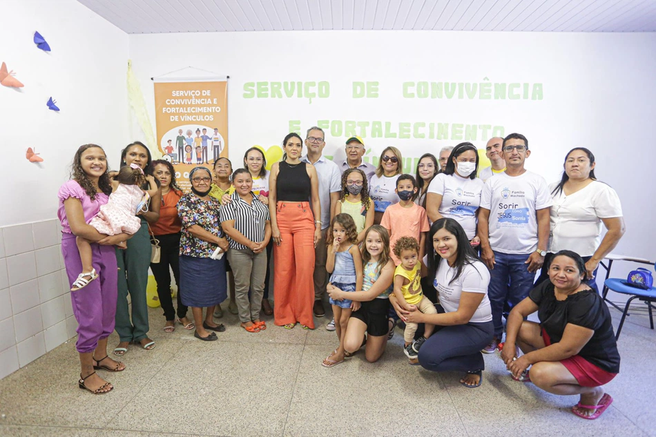 inauguração do Centro de Convivência  Dona Flor 