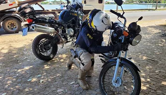 Motocicleta recuperada em Campo Maior